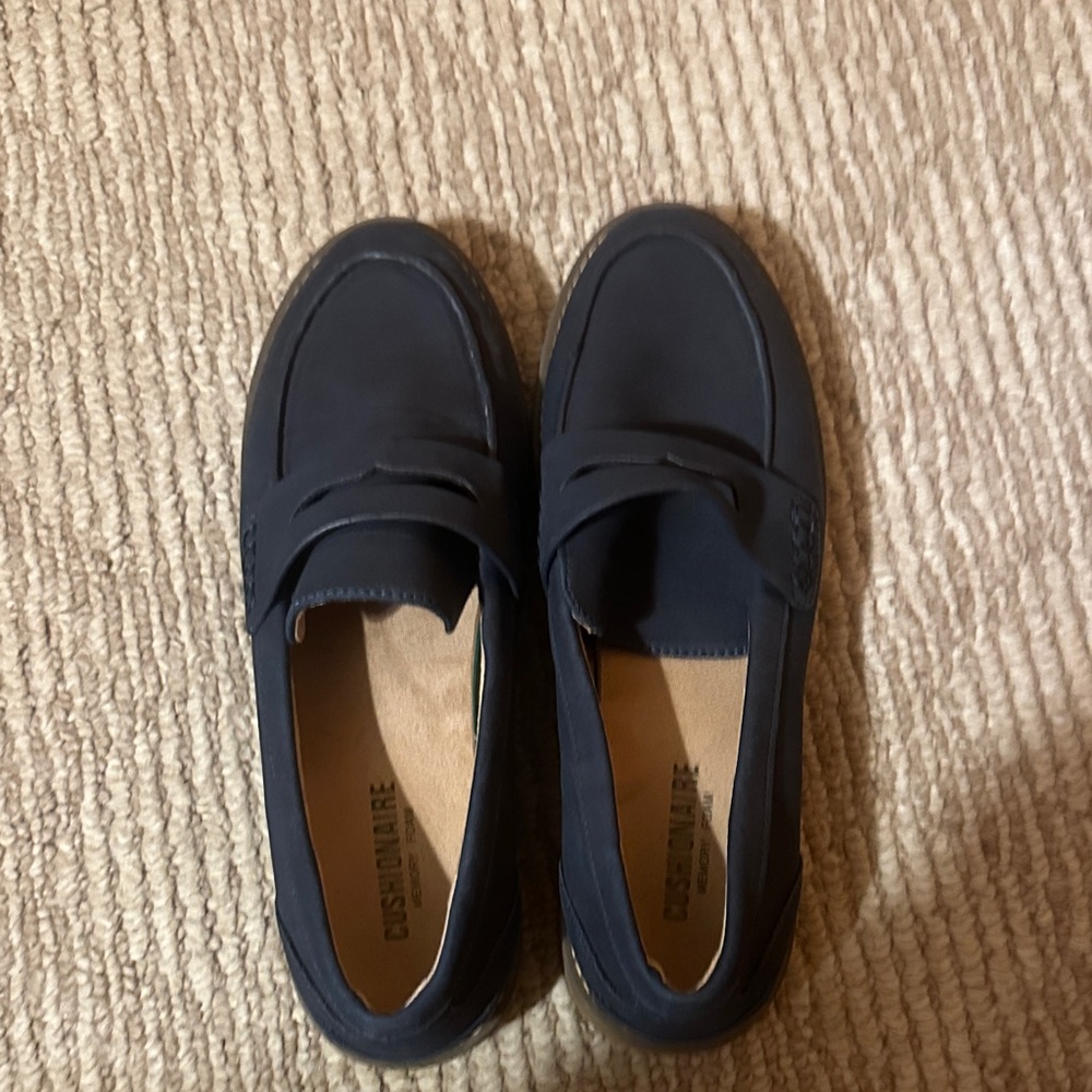 Cosmoparis Women's Navy Loafers